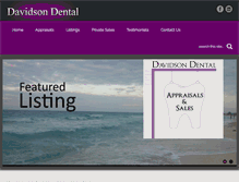 Tablet Screenshot of davidson-dental.com